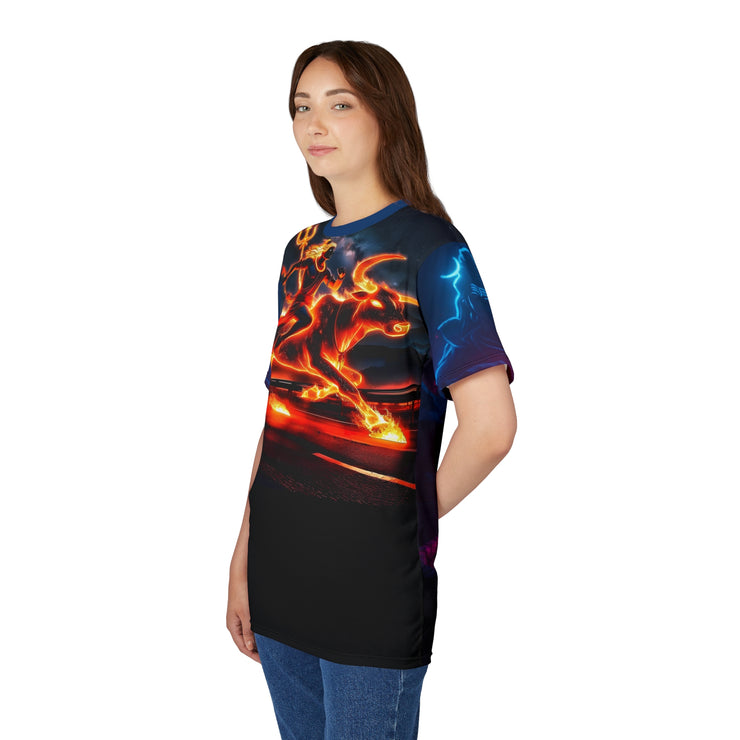 Shiv & Nandi Ride Tee – Mythology Art T-Shirt