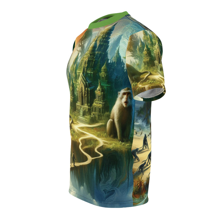 Temple Guardian Monkey Spirit Tee – Cultural Heritage Shirt
