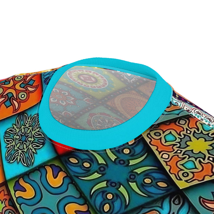 Patterned Unisex Casual Tee