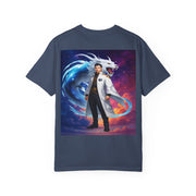 Fantasy-Themed Garment-Dyed Tee – Majestic Creature Shirt
