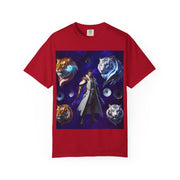 Fantasy-Themed Garment-Dyed Tee – Majestic Creature Shirt