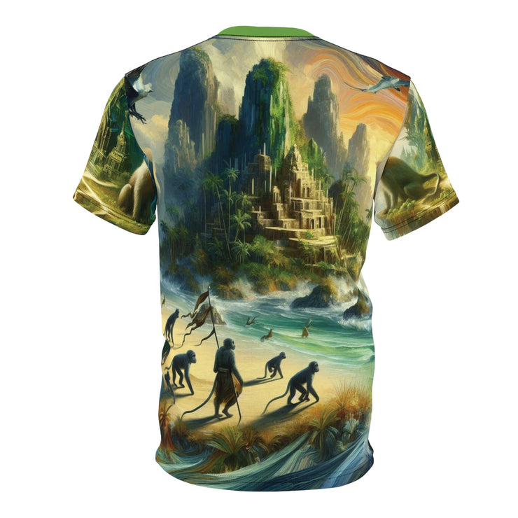 Temple Guardian Monkey Spirit Tee – Cultural Heritage Shirt