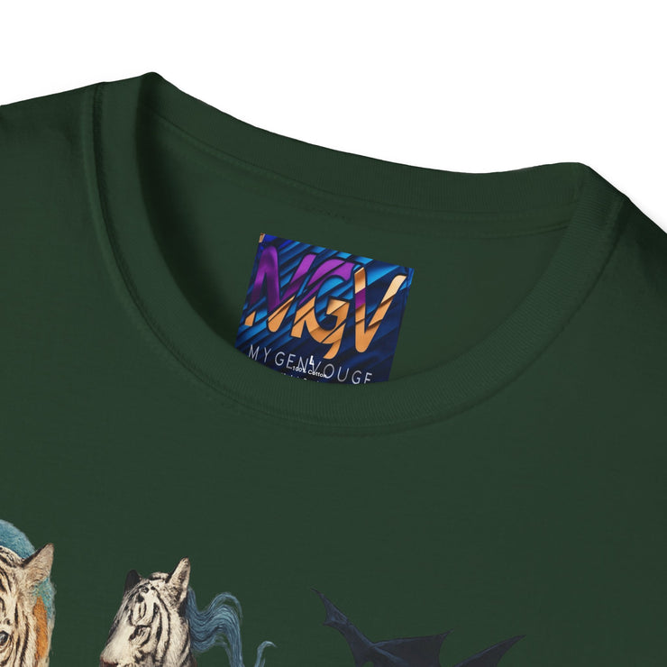 Fantasy Adventure Graphic Tee – Magical Creature Shirt