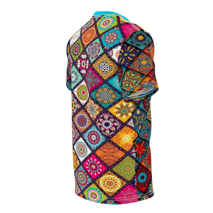 Patterned Unisex Casual Tee