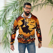 Halloween Witch & Pumpkin Hoodie