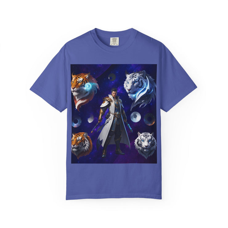 Fantasy-Themed Garment-Dyed Tee – Majestic Creature Shirt