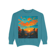 Romantic Sunset Sweatshirt – Cozy Fall Couples Sweater.