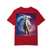 Fantasy-Themed Garment-Dyed Tee – Majestic Creature Shirt