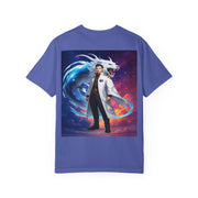 Fantasy-Themed Garment-Dyed Tee – Majestic Creature Shirt