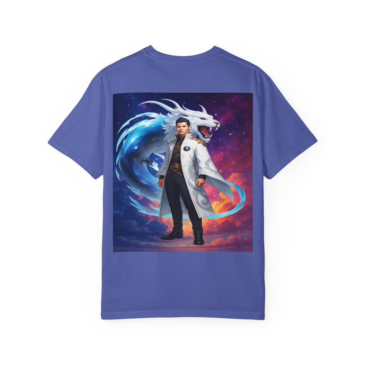 Fantasy-Themed Garment-Dyed Tee – Majestic Creature Shirt