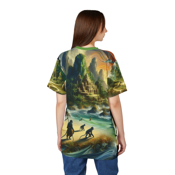 Temple Guardian Monkey Spirit Tee – Cultural Heritage Shirt