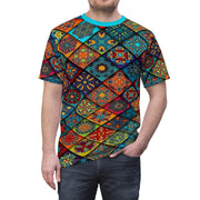 Patterned Unisex Casual Tee
