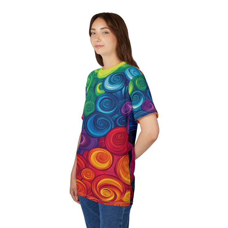 Colorful Swirl Tee.