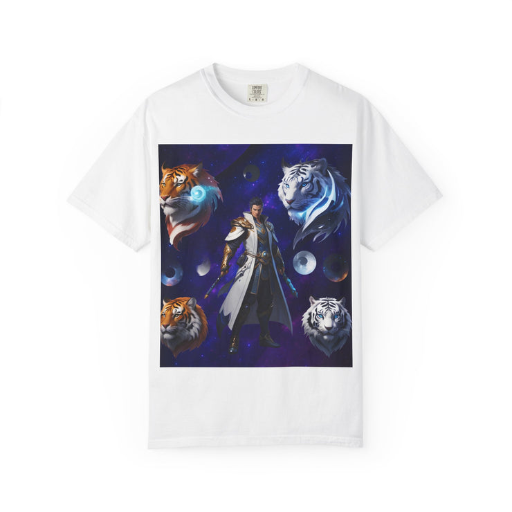 Fantasy-Themed Garment-Dyed Tee – Majestic Creature Shirt