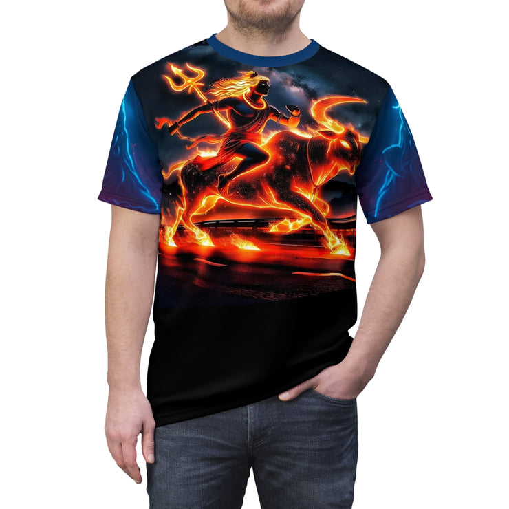 Shiv & Nandi Ride Tee – Mythology Art T-Shirt