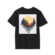 Romantic Sunset Couple Sketch T-Shirt – Nature Inspired Tee