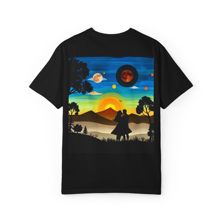 Romantic Sunset Couple T-Shirt – Anniversary Gift Tee