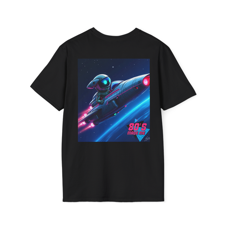 Retro 80s Sci-Fi Graphic Tee – Vintage Space T-Shirt