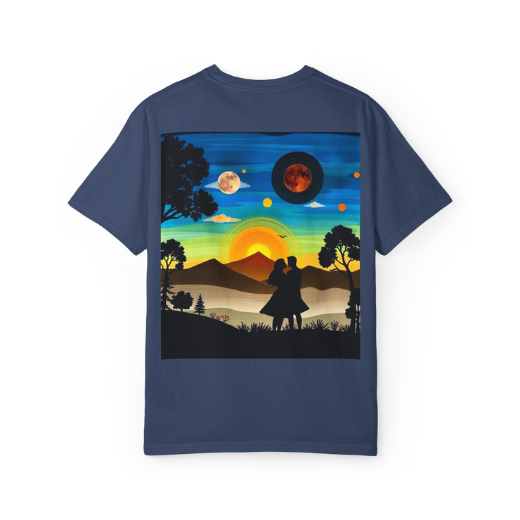 Romantic Sunset Couple T-Shirt – Anniversary Gift Tee