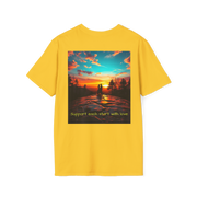 Support Love Sunset T-Shirt – Couples Graphic Tee