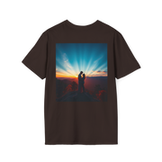 Cinematic Split Sky T-Shirt – Romantic Nature Film Tee