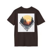 Romantic Sunset Couple Sketch T-Shirt – Nature Inspired Tee