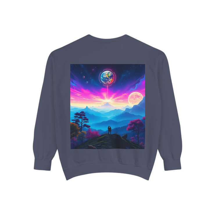 Sunset Romance Sweatshirt – Boho Mountain Pullover