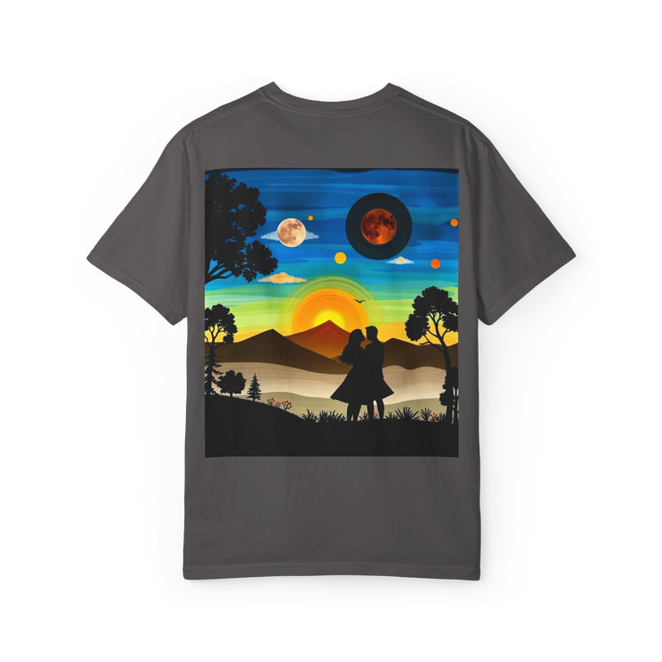 Romantic Sunset Couple T-Shirt – Anniversary Gift Tee