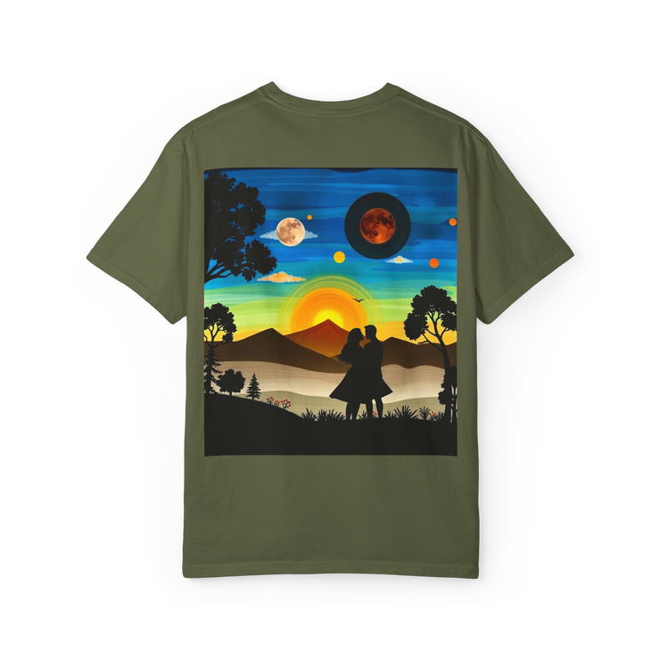 Romantic Sunset Couple T-Shirt – Anniversary Gift Tee