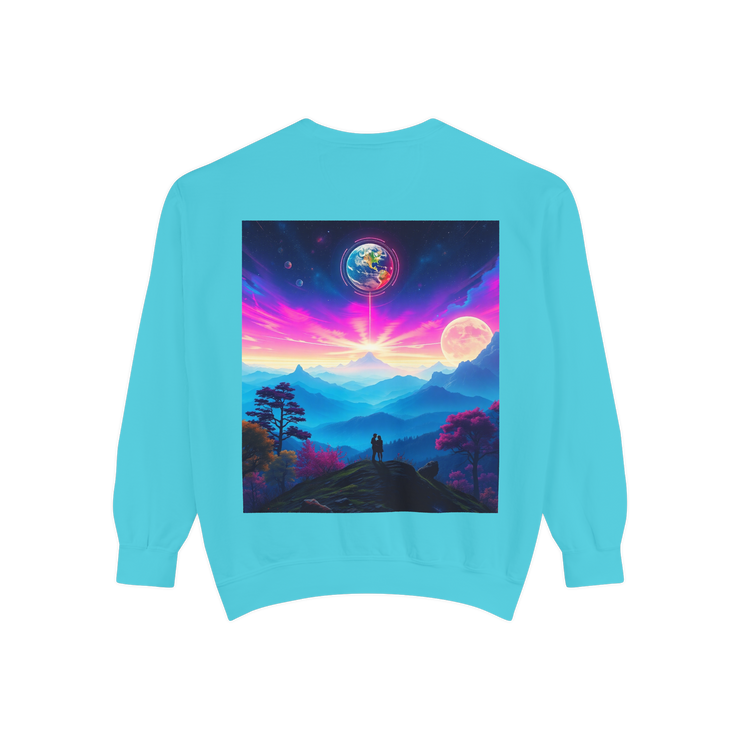 Sunset Romance Sweatshirt – Boho Mountain Pullover