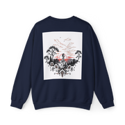 Tattoo Sky Sunset Sweatshirt – Retro Mountain Art Pullover