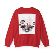 Tattoo Sky Sunset Sweatshirt – Retro Mountain Art Pullover
