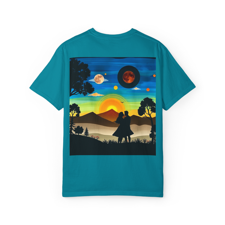 Romantic Sunset Couple T-Shirt – Anniversary Gift Tee