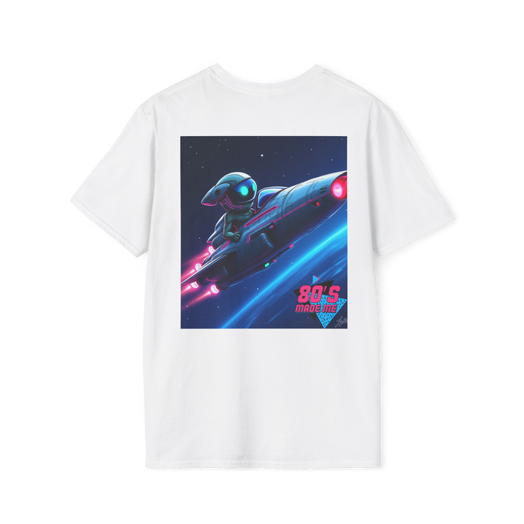Retro 80s Sci-Fi Graphic Tee – Vintage Space T-Shirt