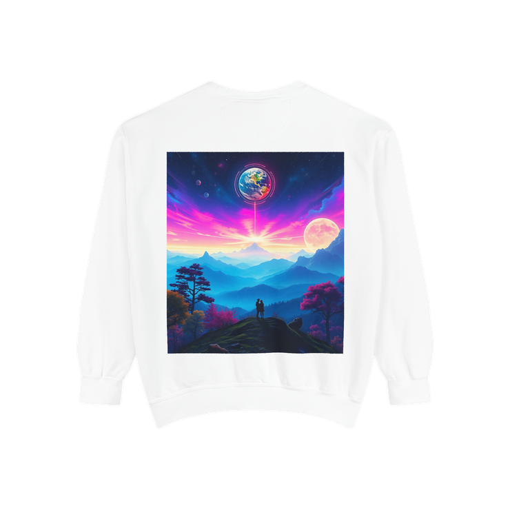Sunset Romance Sweatshirt – Boho Mountain Pullover