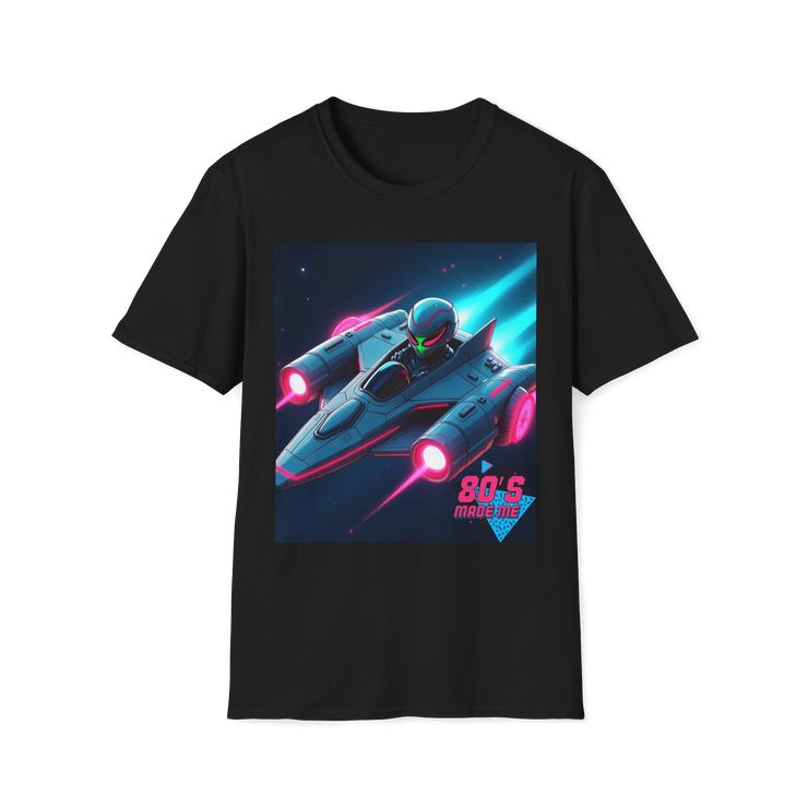 Retro 80s Sci-Fi Graphic Tee – Vintage Space T-Shirt