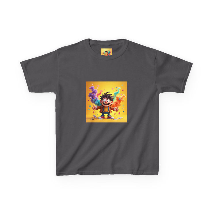 Kids Cartoon Character Graphic Tee – Fun Birthday Shirt
