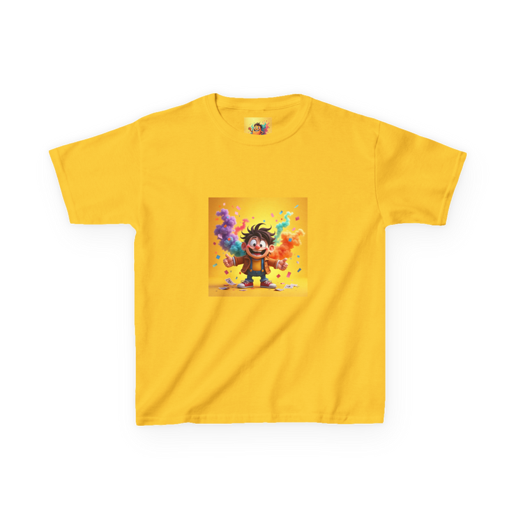 Kids Cartoon Character Graphic Tee – Fun Birthday Shirt