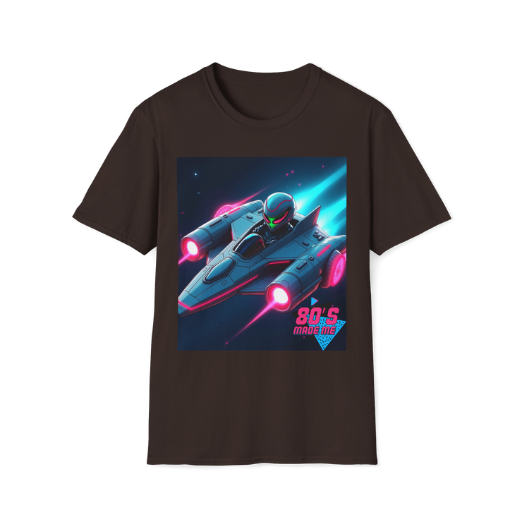 Retro 80s Sci-Fi Graphic Tee – Vintage Space T-Shirt