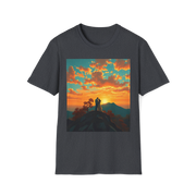 Support Love Sunset T-Shirt – Couples Graphic Tee