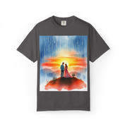 Romantic Sunset Couple T-Shirt – Anniversary Gift Tee