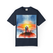 Romantic Sunset Couple T-Shirt – Anniversary Gift Tee