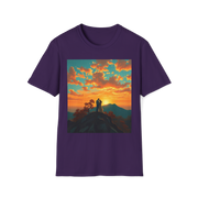 Support Love Sunset T-Shirt – Couples Graphic Tee