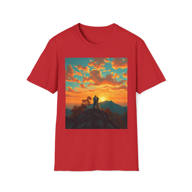 Support Love Sunset T-Shirt – Couples Graphic Tee