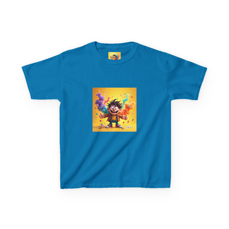 Kids Cartoon Character Graphic Tee – Fun Birthday Shirt