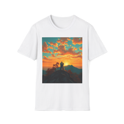 Support Love Sunset T-Shirt – Couples Graphic Tee