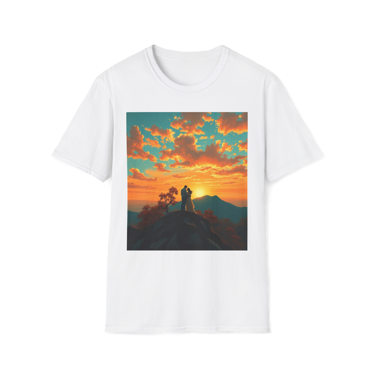 Support Love Sunset T-Shirt – Couples Graphic Tee
