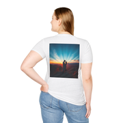Cinematic Split Sky T-Shirt – Romantic Nature Film Tee
