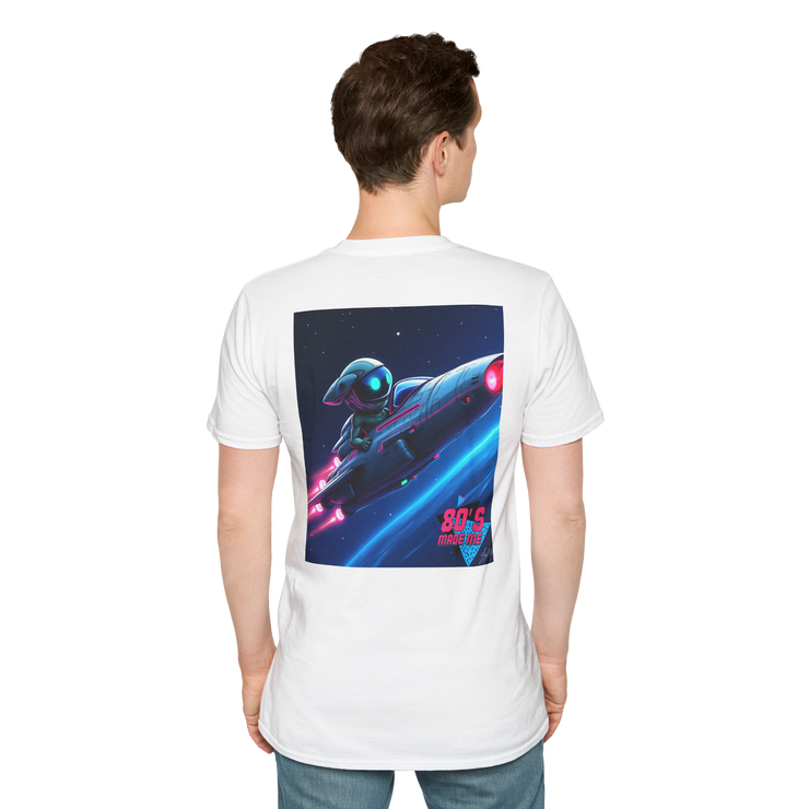 Retro 80s Sci-Fi Graphic Tee – Vintage Space T-Shirt