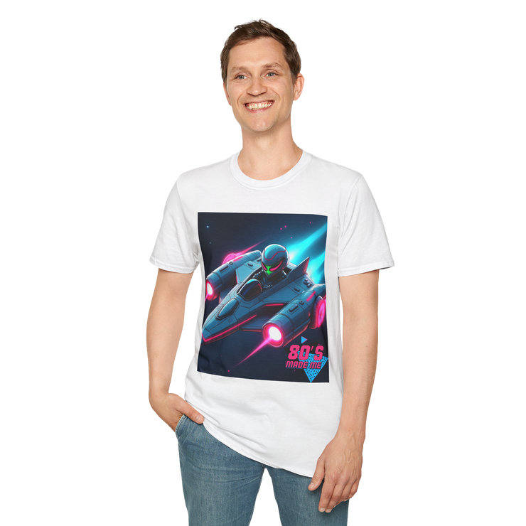 Retro 80s Sci-Fi Graphic Tee – Vintage Space T-Shirt